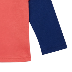 T-shirt à manches longues pour enfants, en coton, col rond, manches contrastées, haut décontracté, impression personnalisée, uni, vente en gros, garçons, filles, unisexe - Product Image 6