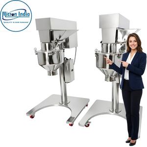 Micron India Stainless Steel Pulverizer Machine Granulation Size Reduction Fertilizer Processing Equipment 3kW Motor - Product Image 4