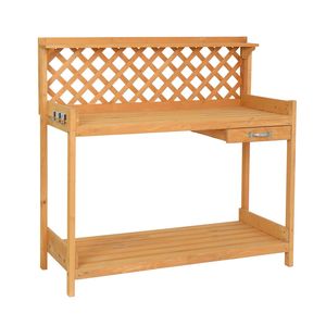 Banco da Lavoro da Giardino YJ con Cassetto Portaoggetti per Organizzazione ed Efficienza nel Spazio di Lavoro - Product Image 3