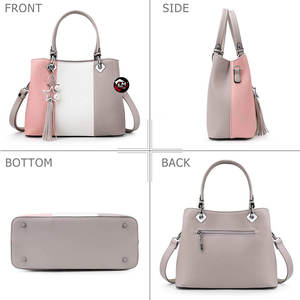 Bolsos de Mano Elegantes de Cuero, Bolsos de Moda, Bolsos de Hombro con Asa Superior para Mujer, Accesorios Modernos de Alta Calidad - Product Image 6