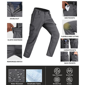 Pantalon de randonnée léger, respirant, coupe-vent, séchage rapide, résistant à l'eau, durable, avec taille élastique - Product Image 6