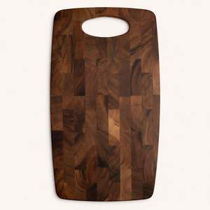 Planche à découper robuste avec poignée ergonomique, design à bords épais, surface compatible avec les couteaux pour la découpe et le service quotidiens - Product Image 1