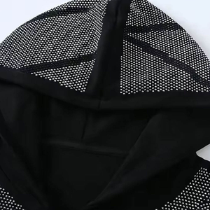 Ensemble de survêtement deux pièces orné de strass avec veste zippée et bas assorti, doté d'accentuations décoratives en cristal pour un look décontracté - Product Image 6