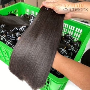 High Quality Cuticle Intact Remy <b>Hair</b> Extensions Bone Straight Double Drawn Raw Vietnamese <b>Hair</b> Bundles - Product Image 3