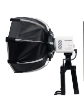 DENGWEI MT80Bi 80W Lampe vidéo COB bicolore portable 2700K-6500K CRI 96+ Lumière LED portable pour photographie en extérieur et en studio