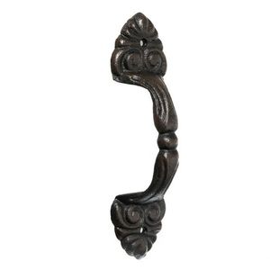 Poignée de porte en métal torsadé noir fini pour portes et fenêtres, usage domestique, hôtelier, villas, poignée de tirage pour portail - Product Image 3