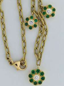 Collar de Esmeralda Natural, Plata de Ley 925, Chapado en Oro de 14Kt, Joyería Fina con Piedras Preciosas para Mujer, Regalo - Product Image 5