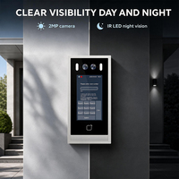 RLF 7-Zoll-Touchscreen-Video-Gegensprechanlage mit Gesichtserkennung, TUYA-App, Bewegungserkennung & einfacher Installation für Villen