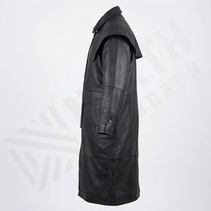 Chaqueta de Motociclista de Cuero para Hombre NAI-0438A, Estilo Biker, Corte Regular, Verano, Logotipo Frontal, Ropa Protectora para Motociclismo, Color Personalizado - Product Image 3