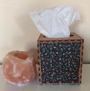 Wooden <b>Tissue</b> Napkin <b>Holder</b> Box Multi Purpose Storage Organizer For Napkin Paper Towels Dining Table <b>Kitchen</b> Home - Product Image 2
