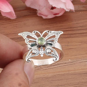 925 Sterling Silver Butterfly Band <b>Ring</b> for Women Trendy <b>Y2K</b> Butterfly Stacking <b>Ring</b> Dainty S925 Silver Animal Jewelry Wholesale - Product Image 4