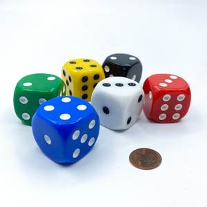 HANDMADE RESIN ACRYLIC Round CORNER STANDARD GAME D6 <b>DICE</b> for YAHTZEE LOVE CUSTOMIZABLE ECO-friendly - Product Image 4