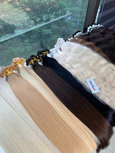 Extensions vietnamiennes lisses de qualité supérieure, 100g, super double tirage, 30 pouces, à fixer par kératine, prix de gros - Product Image 2