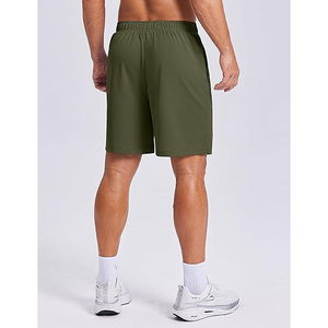 Pantalones Cortos Deportivos de Poliéster de Doble Tejido para Hombre, Estructurados, Duraderos, para Correr, Entrenar, Baloncesto, Casuales, con Retención de Forma - Product Image 2