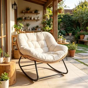 Sedia a dondolo da giardino per comode sedute all'aperto - Product Image 1