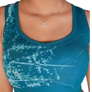 Sujetador Deportivo Estampado para Mujer, Top Corto para Fitness, Yoga, Gimnasio, Ropa Deportiva Transpirable, Fabricante OEM ODM Personalizado al por Mayor - Product Image 4