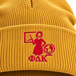 Bonnet en tricot PDK pour femme – Chapeau d'hiver confortable avec broderie de lettres décorative, tissu doux et style classique pour le quotidien - Product Image 5