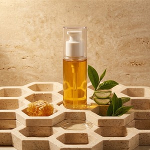 Flacon pompe sans air 30 ml, gel nettoyant à l'extrait de miel, nettoyant visage hydratant, marque privée OEM ODM, MOQ 3400 pièces - Product Image 5