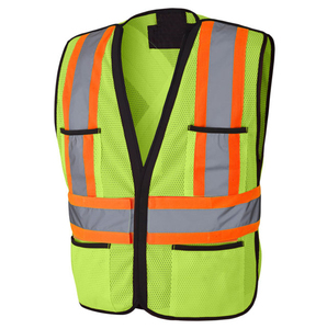 Chalecos de Seguridad con 8 Bolsillos, Cierre Frontal, Color y Logotipo Personalizados, Servicio OEM, Alta Visibilidad, Transpirables, Impermeables y Reflectantes - Product Image 6