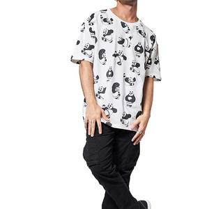 เสื้อยืดไซส์ใหญ่สำหรับผู้ชายรูปร่างใหญ่ แขนสั้น ลายกราฟิก ผ้าฝ้าย ทรงโอเวอร์ไซส์ แฟชั่นลำลอง - Product Image 5