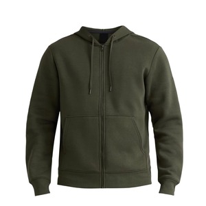 Sudadera con capucha para hombre de algodón polar de 500 GSM con cremallera, estilo urbano, holgada, para entrenamiento, corte ajustado, con diseño de araña - Product Image 3