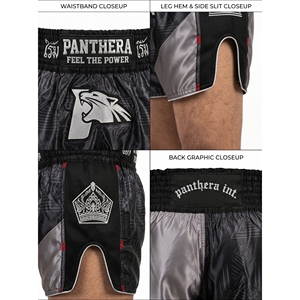 Pantalones Cortos de Muay Thai Personalizados de Micro Satén 100% Poliéster, Pantalones Cortos Tradicionales de Competición para Hombre, Venta al Por Mayor OEM - Product Image 4