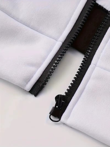 Survêtement de jogging décontracté pour homme, personnalisé, imperméable, à capuche, léger, 100 % coton, motif uni, collection automne - Product Image 4