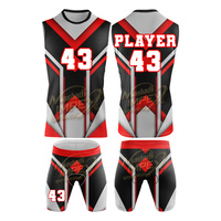 Ensemble de maillots de football 7 sur 7 personnalisés, sublimés, avec compression, et ensemble de maillots de flag football avec sweat à capuche