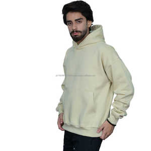 Sweat-shirt à capuche en coton américain ivoire pour homme, sans droits d'importation, polaire doux, personnalisable, streetwear, chaud, décontracté - Product Image 4