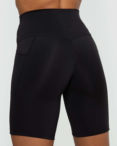 Best Selling Black Essential <b>Shorts</b> For <b>Women</b> With Pockets High Waisted <b>Women</b> <b>Shorts</b> <b>Compressive</b> Waistband & Workout Gym <b>Shorts</b> - Product Image 2