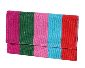 Pochette de soirée professionnelle faite à la main avec perles, brodée, tendance, style luxueux, scintillante, robuste, légère, écologique et portable - Product Image 1