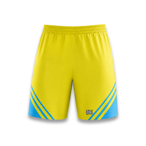 High Quality Men's Yellow White Soccer Jersey Set Sublimated V-Neck Short Sleeve <b>Moisture</b> Wicking Athletic Fit All Seasons - Product Image 6