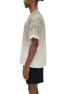 Camiseta de algodón morada con lavado ácido, estilo streetwear oversize, camiseta vintage lavada de peso pesado, camiseta morada oversize unisex - Product Image 6