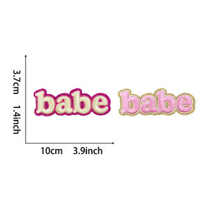 Top Quality Custom Logo <b>Embroidery</b> Patch Iron On Badge for Apparel Hats Backpacks Clothing Accessories Wholesale Factory - Product Image 1