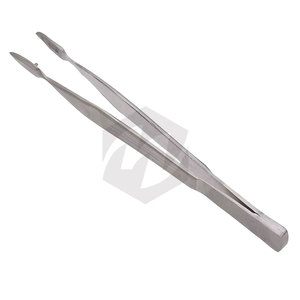 Pince à épiler chirurgicale Walter-CARMALT Splinter Forceps 4,75 pouces à pointe droite en acier inoxydable, antidérapante, pour premiers secours et usage médical - Product Image 3