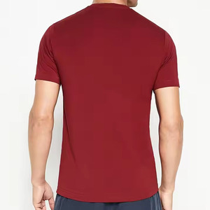เสื้อยืดโลโก้สั่งทำสำหรับผู้ชาย ผ้าคอตตอนหนา 100% คุณภาพสูง สตรีทแวร์ ทรงโอเวอร์ไซส์ สำหรับออกกำลังกาย เสื้อยืดผู้ชายแบบเรียบ - Product Image 3