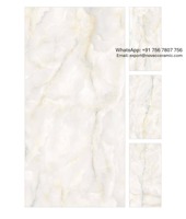 CLARE NATURAL Première Choix Carreaux de Porcelaine Polie Effet Onyx 24x48 Surface Brillante Carreaux Vitrifiés Appartement Moderne Céramique Novac
