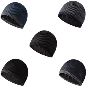 Bonnet d'hiver personnalisé pour homme avec doublure polaire, bonnet de pêcheur tricoté épais et chaud avec cache-oreilles, casquette thermique coupe-vent pour l'extérieur et la neige - Product Image 6