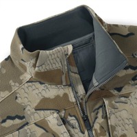 Veste de chasse pour homme à fermeture éclair, imperméable, coupe-vent, respirante, doublée polaire, pour l'hiver, la randonnée en extérieur, personnalisable, haute performance