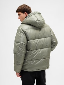 Puffer Jacket Winter Warm Lightweight Quilted Hooded Outdoor Urban Fashion Water Resistant Comfortable Stylish Durable Coat - Product Image 5
