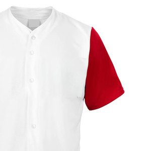 Servicio OEM, Jersey de Béisbol Unisex de Manga Corta 100% Poliéster, Alta Calidad, Antibacteriano, Nombre del Equipo Personalizado, Logotipo Personalizado en la Parte Delantera - Product Image 4
