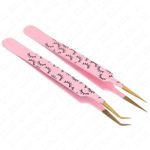 Pinzas para Pestañas de Acero Inoxidable Antiestáticas y Duraderas, Punta Puntiaguda, Herramienta de Precisión para Volumen de Pestañas, Logotipo Personalizado, Pestañas Rusas - Product Image 2