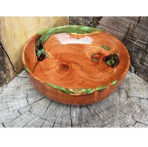 Ensemble de bols en bois de manguier naturel et en résine Produit en bois de haute qualité Vente en gros Bol en bois et en résine utilisé pour la maison Hôtel et restaurant - Product Image 1