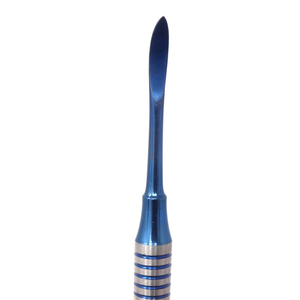 Elevador Perióstico Dental Profesional Molt M9 |   Reflector de Tejido de Acero Inoxidable de Doble Extremo con Puntas Recubiertas de Titanio Azul - Product Image 3
