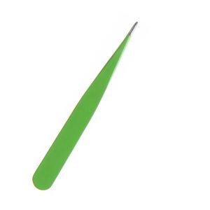 Lime Green Straight Isolation Tweezers Eyelash Extension Volume Sets Fiber Tip Logo Eyelash <b>Applicator</b> Tool - Product Image 3