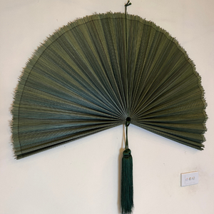 Handmade Bamboo Wall Fan Decor Natural Woven Bamboo Hanging Fan for Living Room Boho Home Wall <b>Decoration</b> Kingcraftviet - Product Image 5