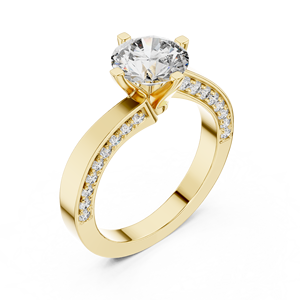 Anillo de Diamante Moissanita de Plata de Ley 925 a Precio de Fábrica, Proveedor de Joyería de Compromiso al por Mayor - Product Image 4
