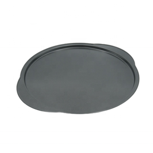 Hot Selling 12 Inch Non-Stick Carbon Steel Pizza Pan with Handle <b>Good</b> Food Release Performance for <b>Baking</b> Dishes & Pans - Product Image 5
