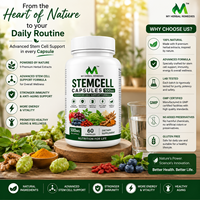 Capsules de cellules souches avancées avec antioxydants à base de plantes, multivitamines, acides aminés et supplément avancé pour la santé et le bien-être cellulaire