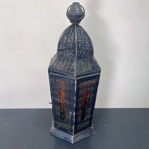 โคมไฟเหล็กแกะสลักลายมือ งานฝีมือ ดีไซน์สวยงาม รูปทรงแปลกตา สำหรับตกแต่งบ้าน ใช้ได้ทุกโอกาส รุ่น L514 - Product Image 6